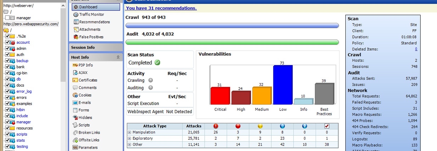 Review: HP WebInspect 10.20 Protects the Enterprise