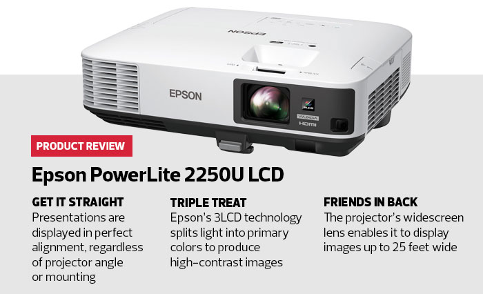 Review: Epson PowerLite 2250U LCD Projector Makes Meetings Shine