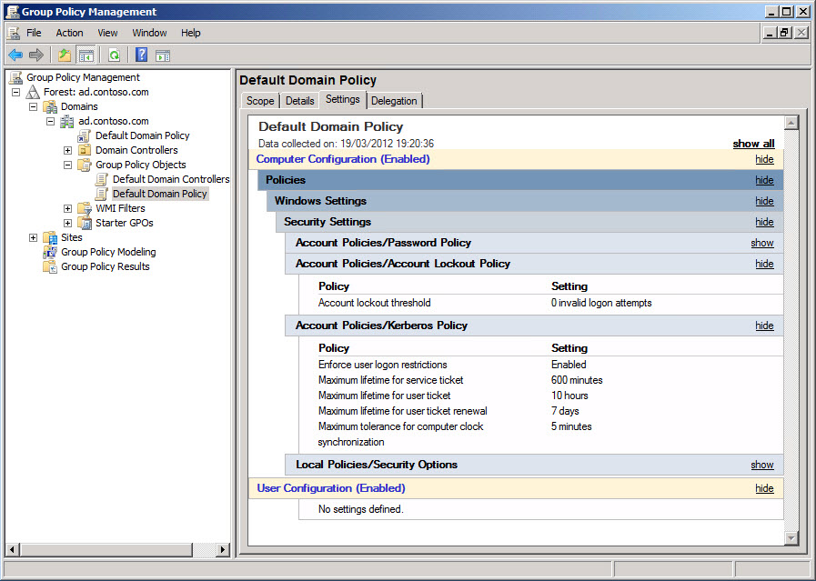 Managing Group Policy settings in the Group Policy Management Console