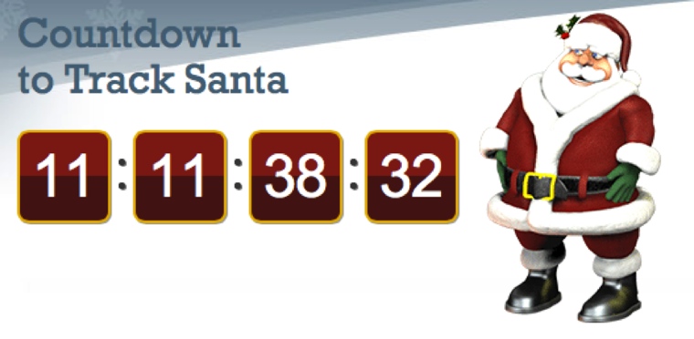 NORAD Santa Countdown