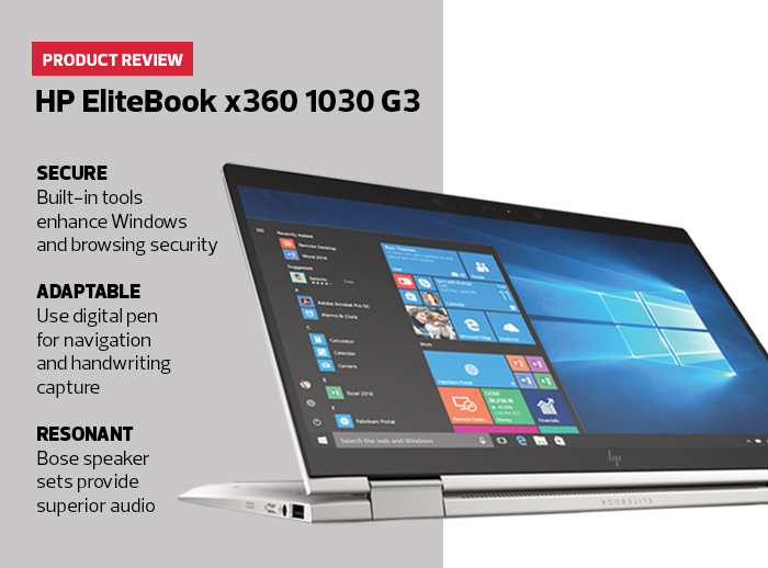 Review The Hp Elitebook X360 1030 G3 Gives Feds Extra Security And Solid Audio Fedtech Magazine 3497
