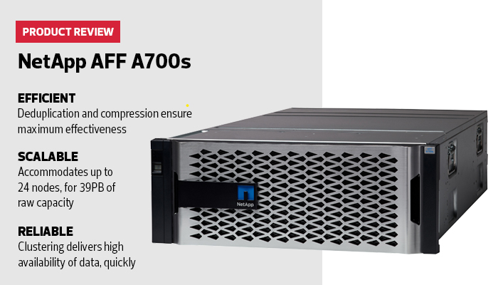 NetApp AFF A700s product features
