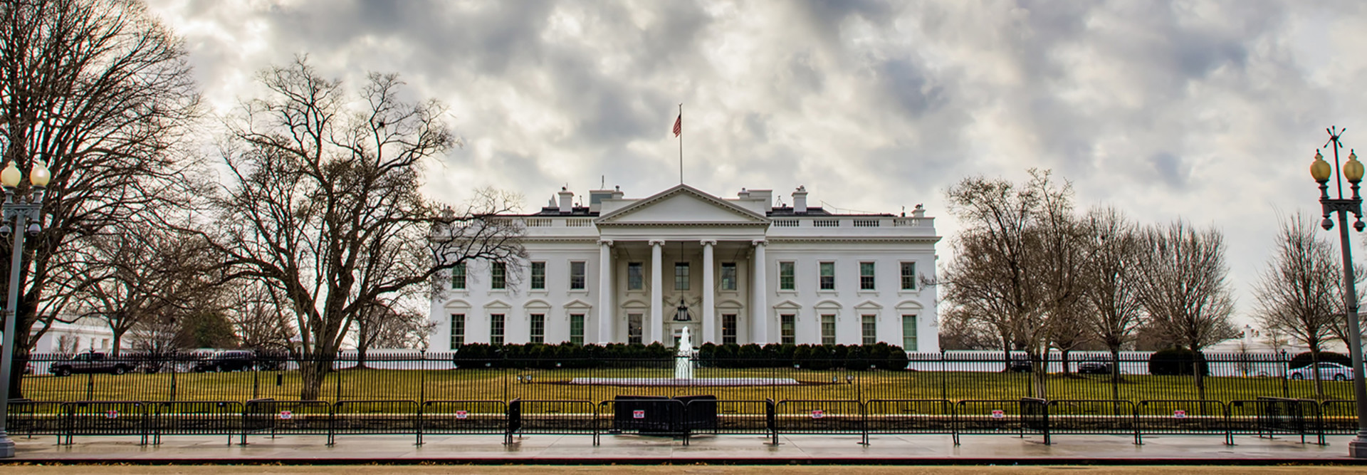 The White House in winter 