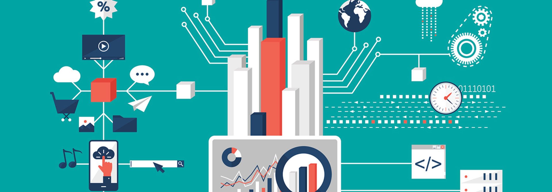 Internet of things (IoT) illustration
