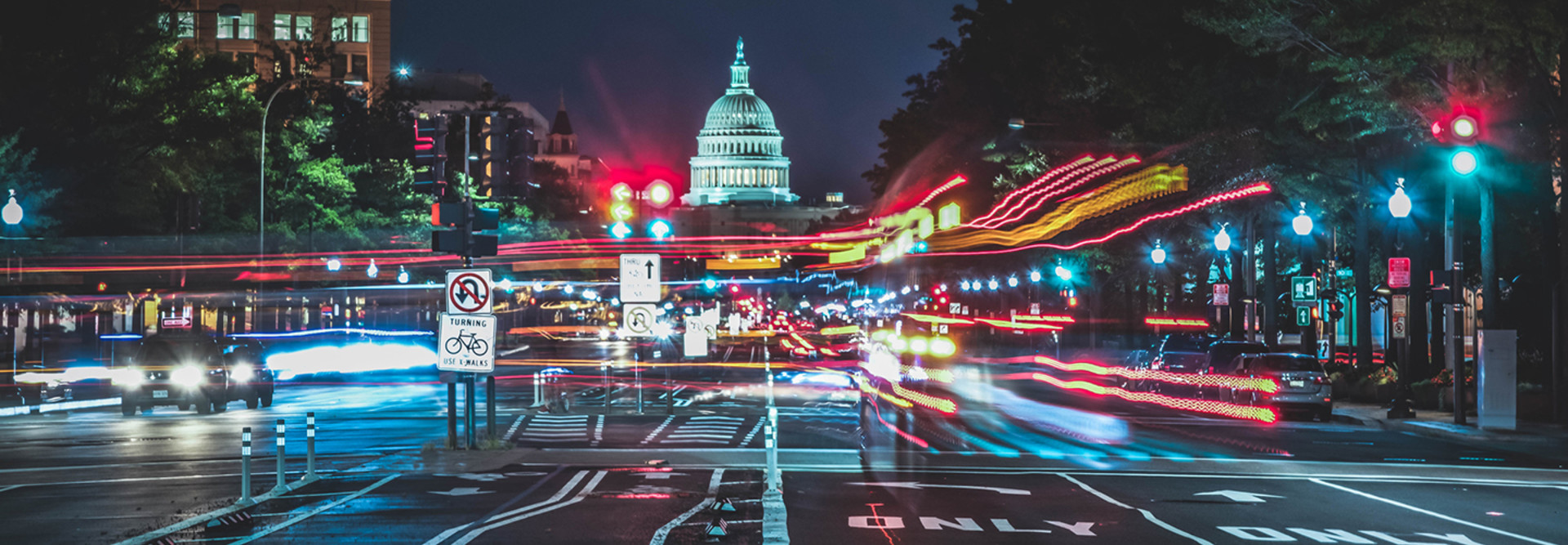 Washington DC at night 