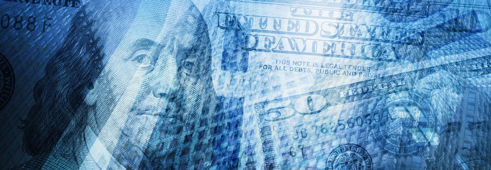 Money overset against building 