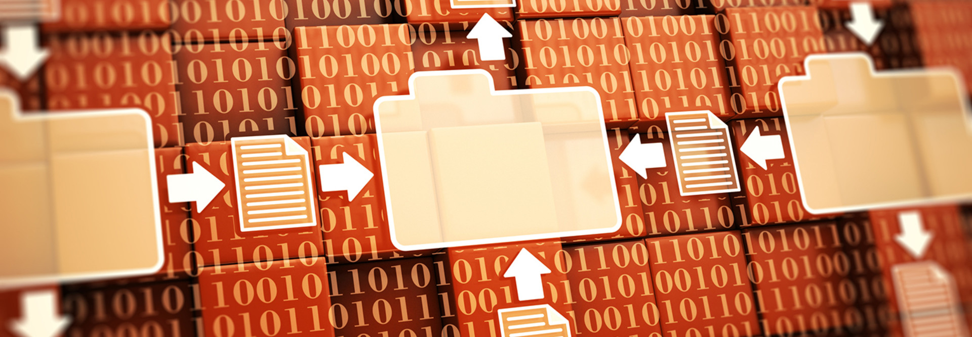 Digital records illustration 
