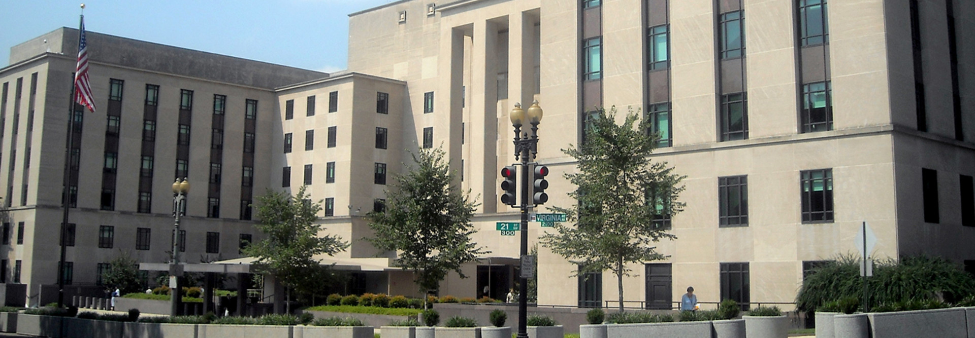 The Harry S. Truman Building at the headquarters of the State Department. 