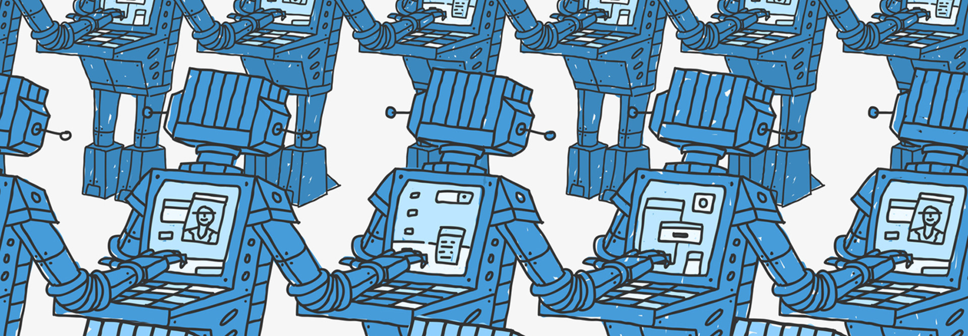 Botnet illustration 