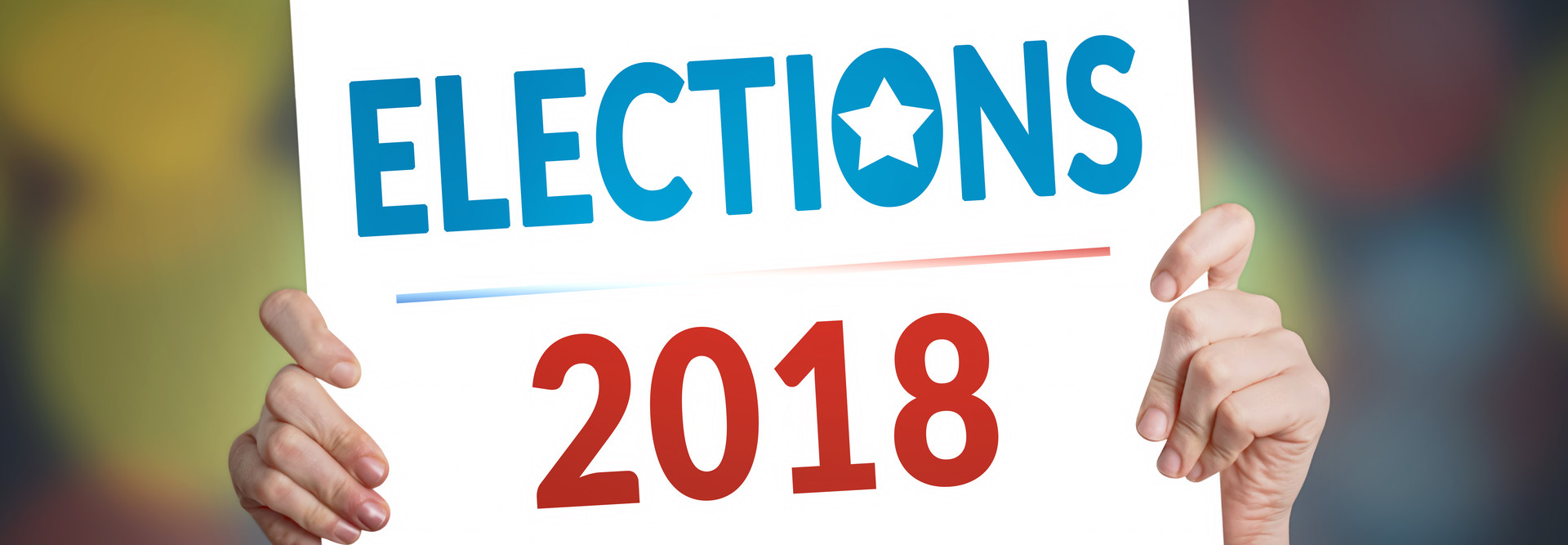 elections 2018 sign