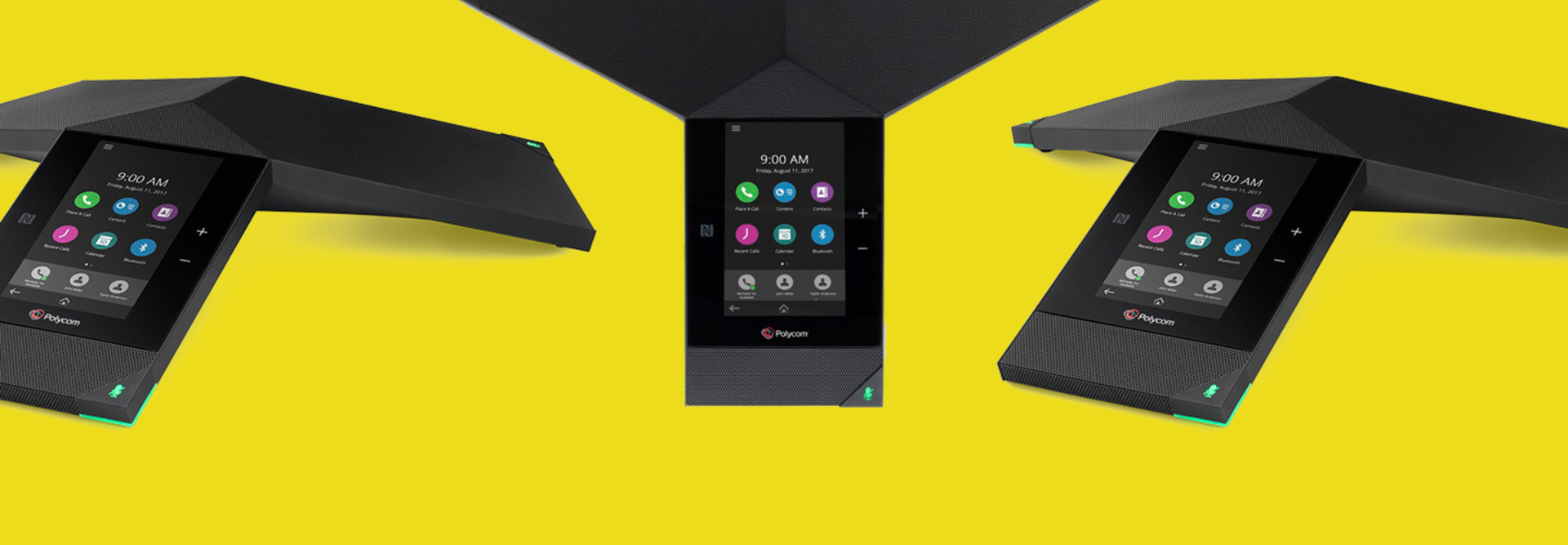 The Polycom RealPresence Trio 8800 Voice over IP speakerphone 
