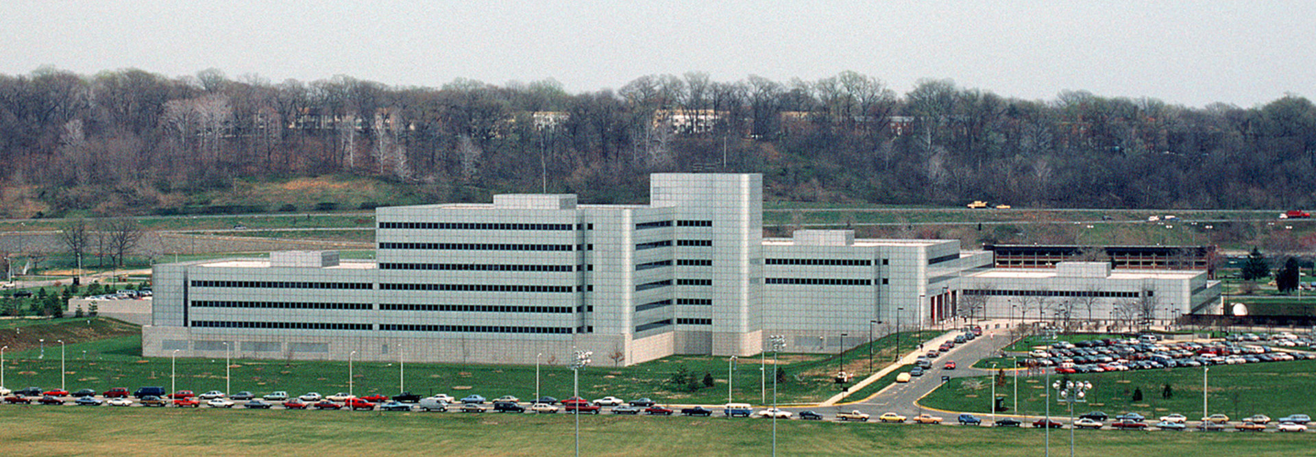 A view of the Defense Intelligence Agency headquarters n the premises of Joint Base Anacostia–Bolling in Washington, D.C.