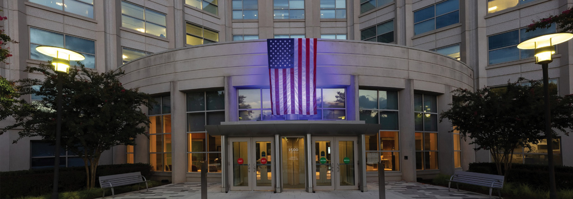 The headquarters of the Office of the Director of National Intelligence.