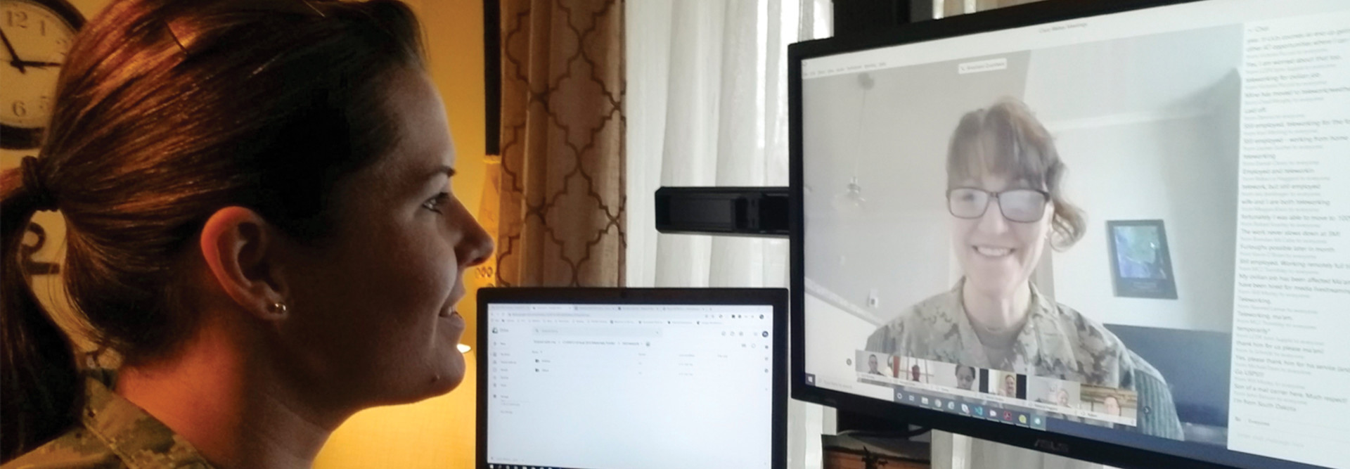 U.S. Navy teleconferencing 