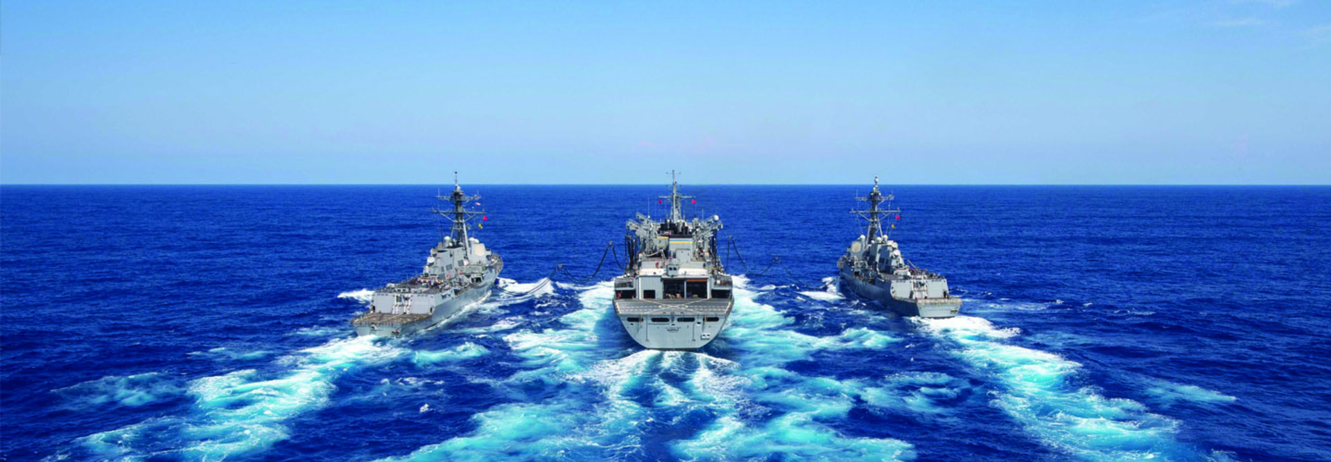 ships at sea