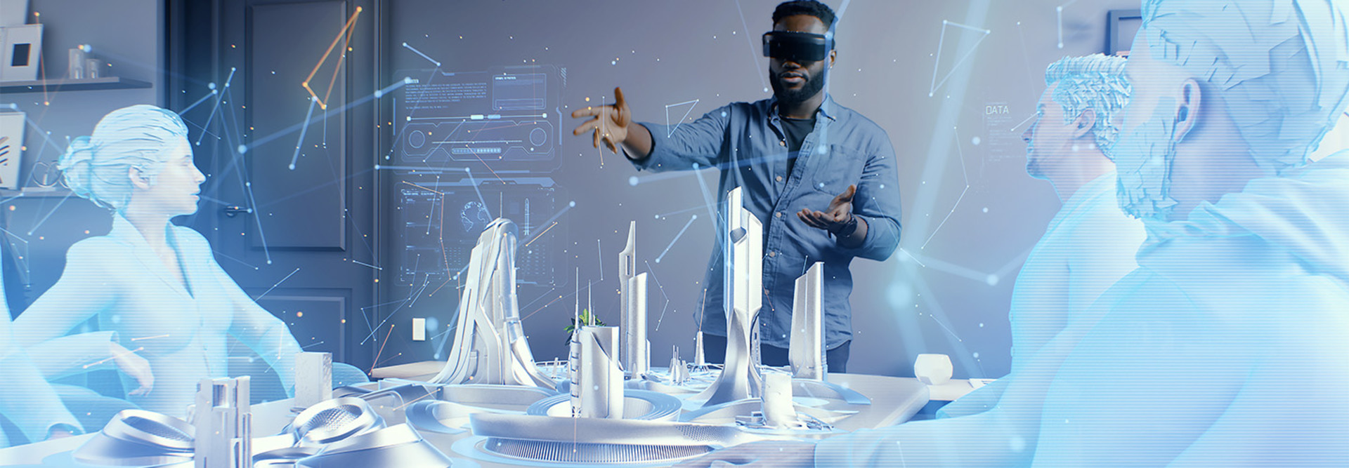 Virtual reality meeting