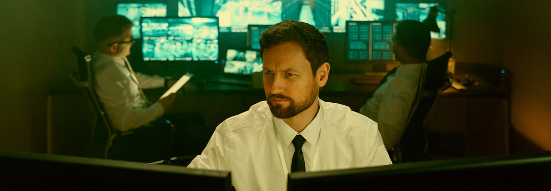 Person working in control room