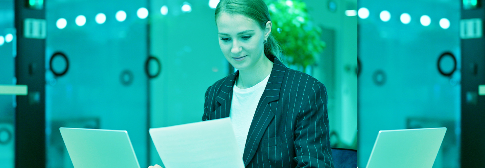 Person working in office