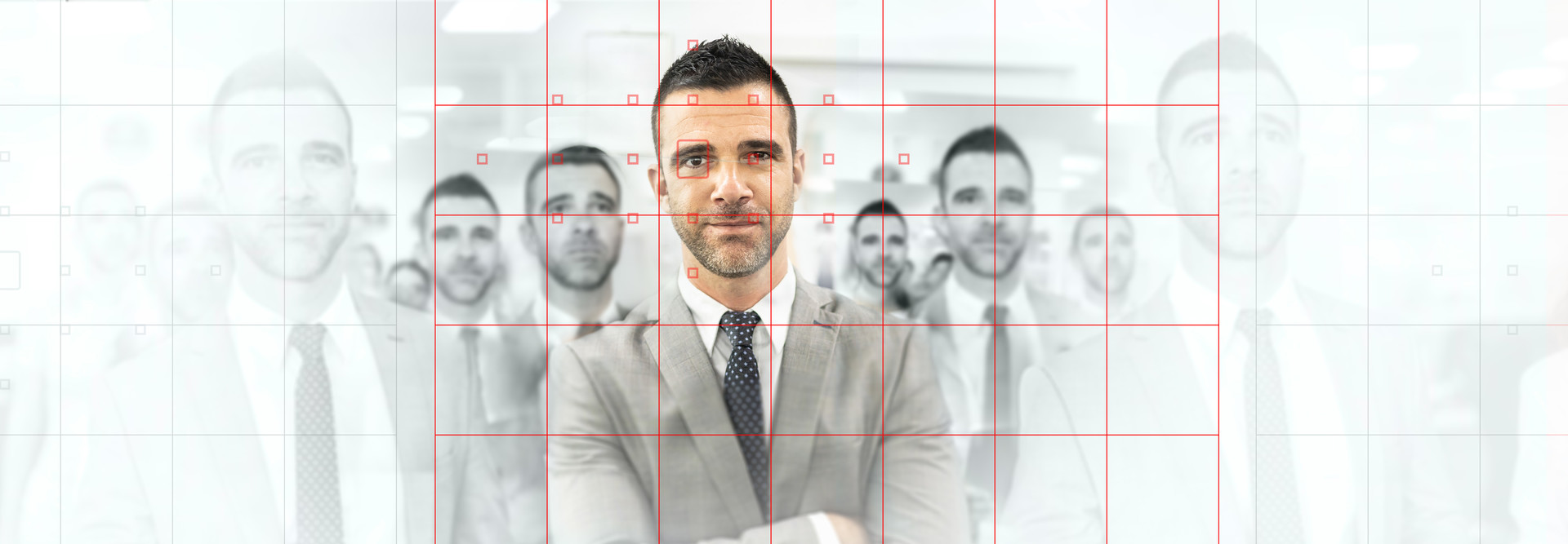 Multi-angle shot of person