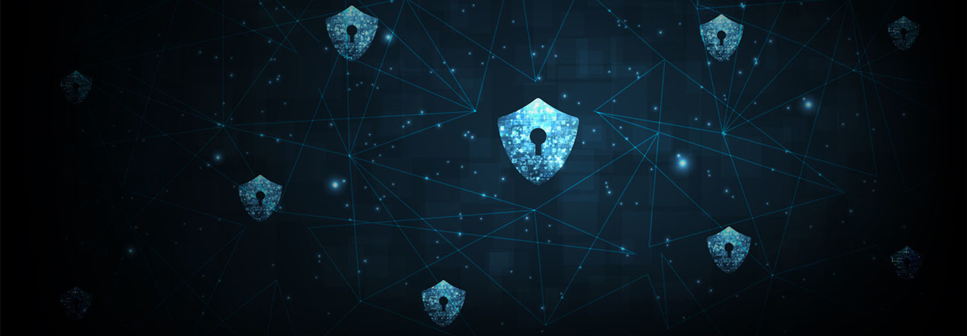Cybersecurity concept, user privacy security and encryption