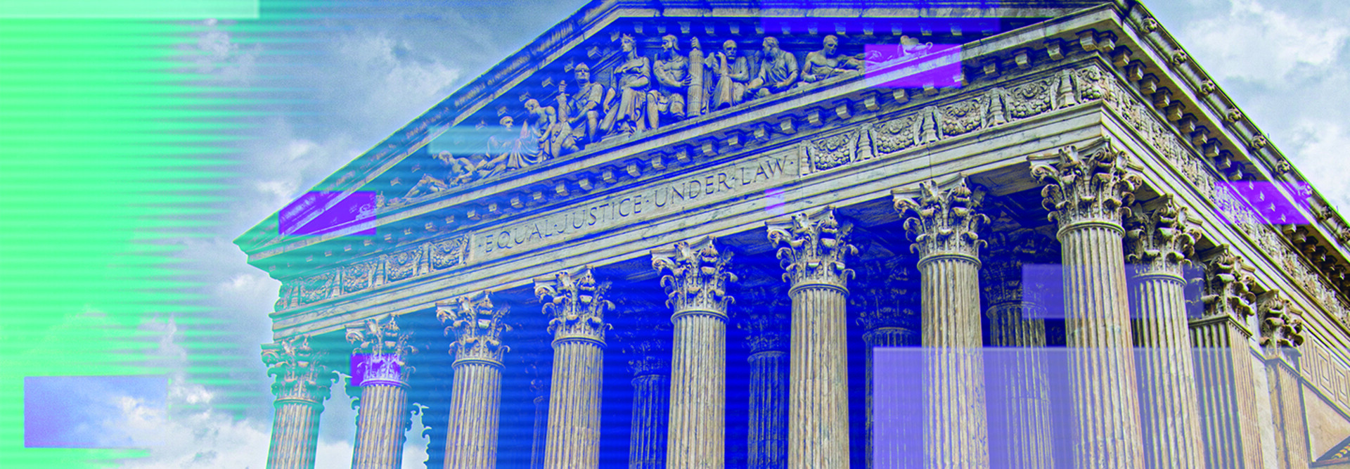 Pixelated Supreme Court Building
