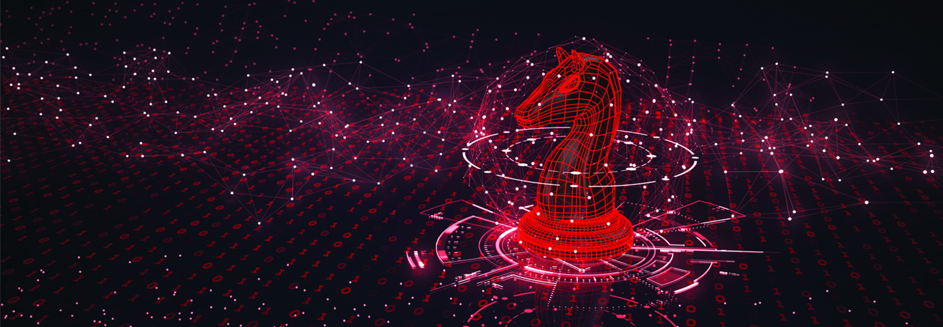 Cyber security virtual chess piece