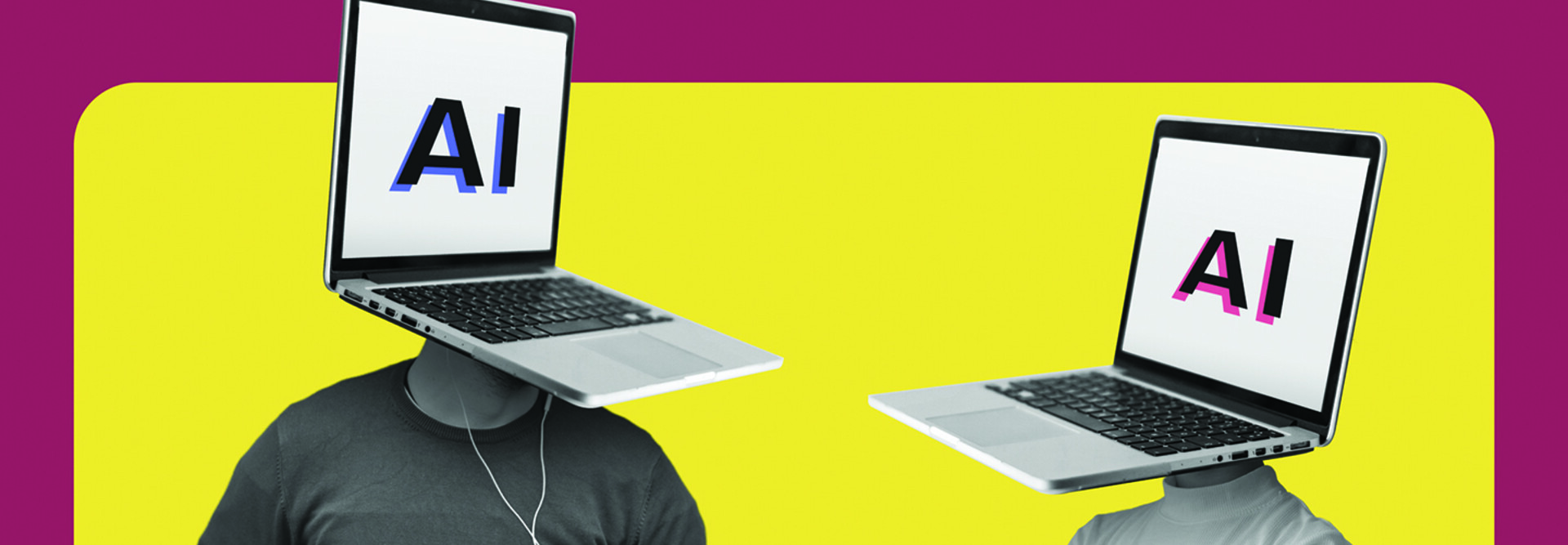 Laptops as heads engaging