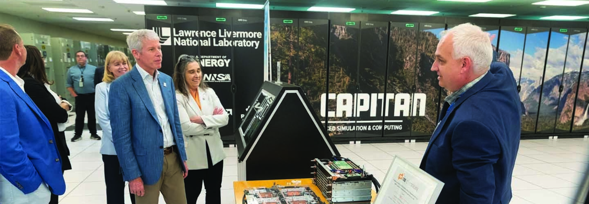 People touring the National Lab