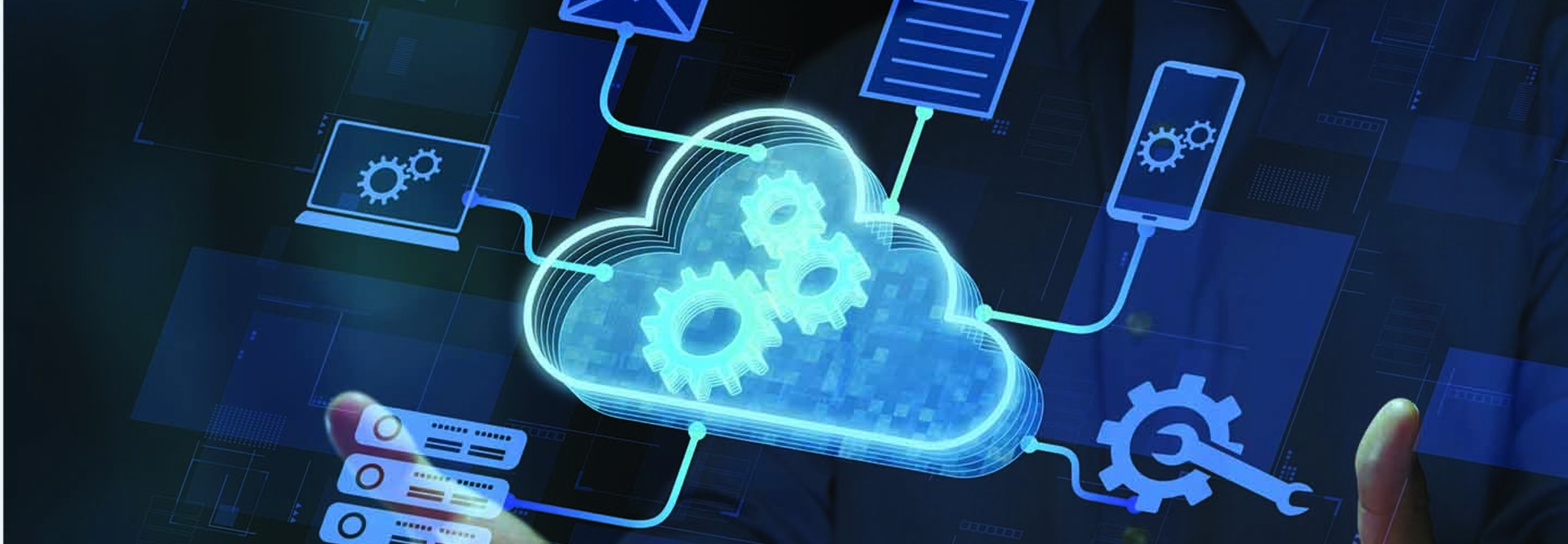 Cloud computing concept