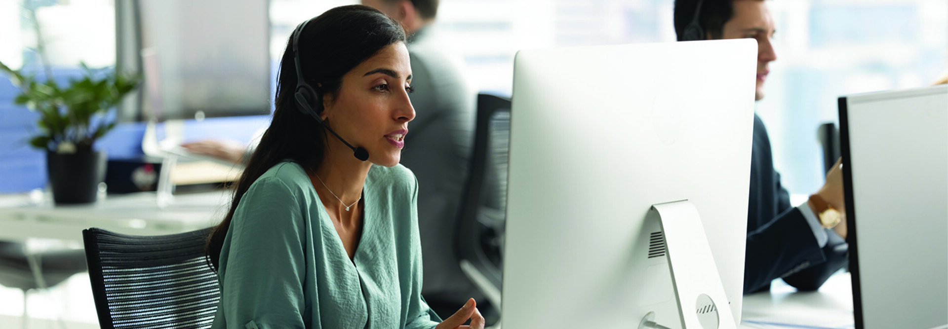 Person in contact center