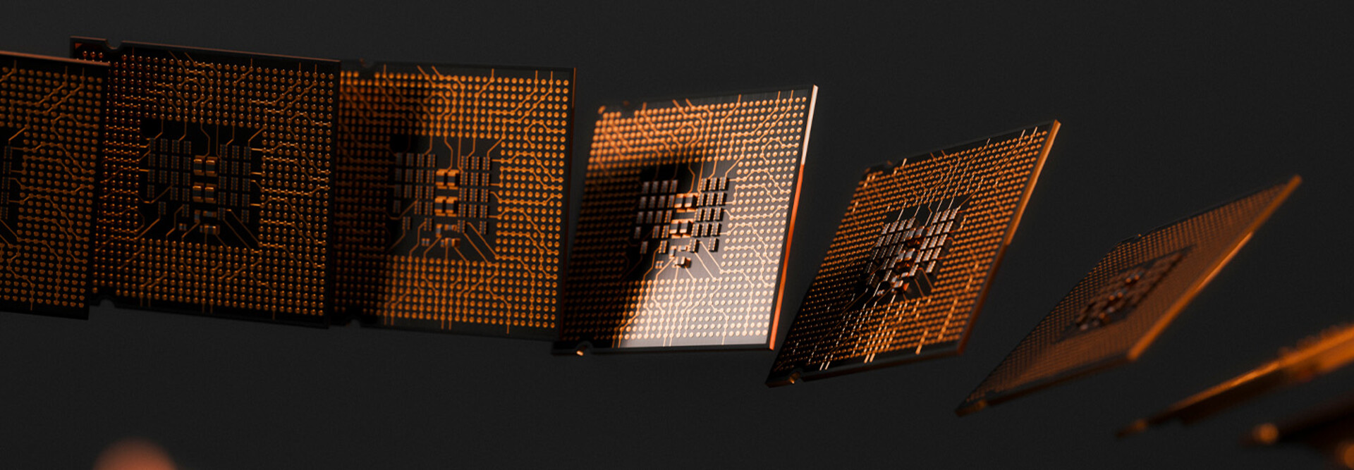 Gold circuit boards