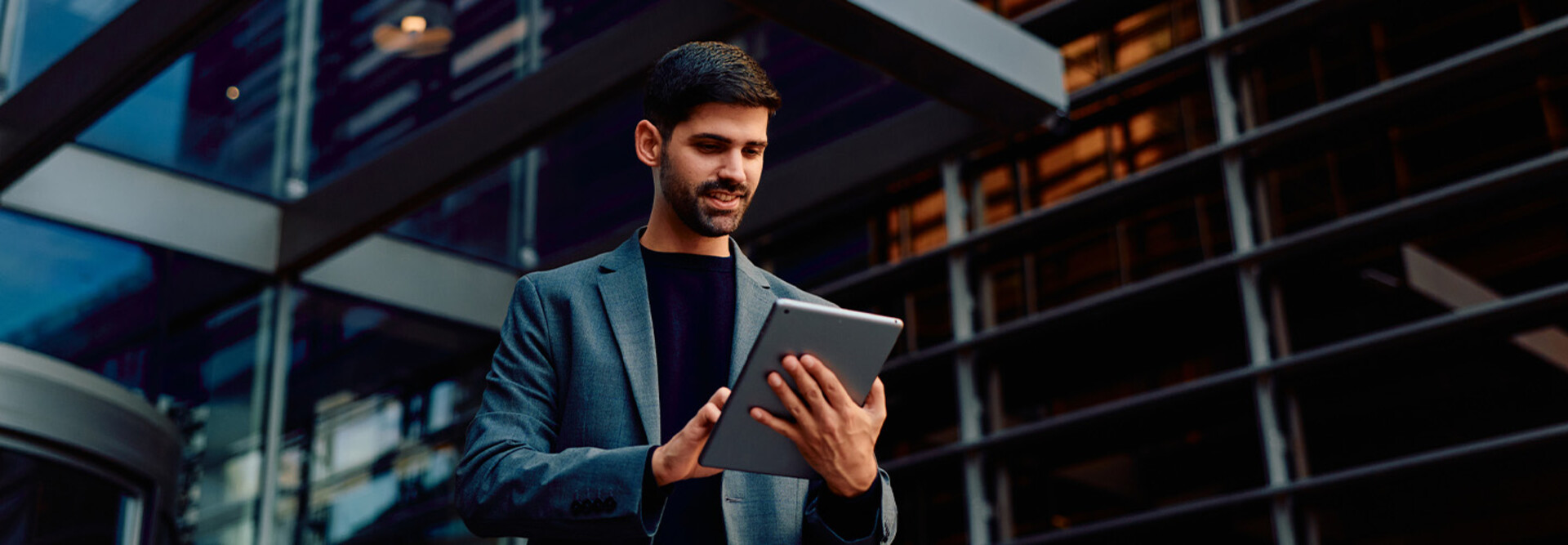 Person using tablet