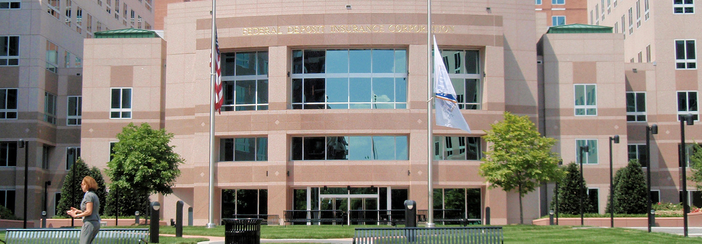 The Federal Deposit Insurance Corporation's satellite headquarters campus in Arlington, Va.