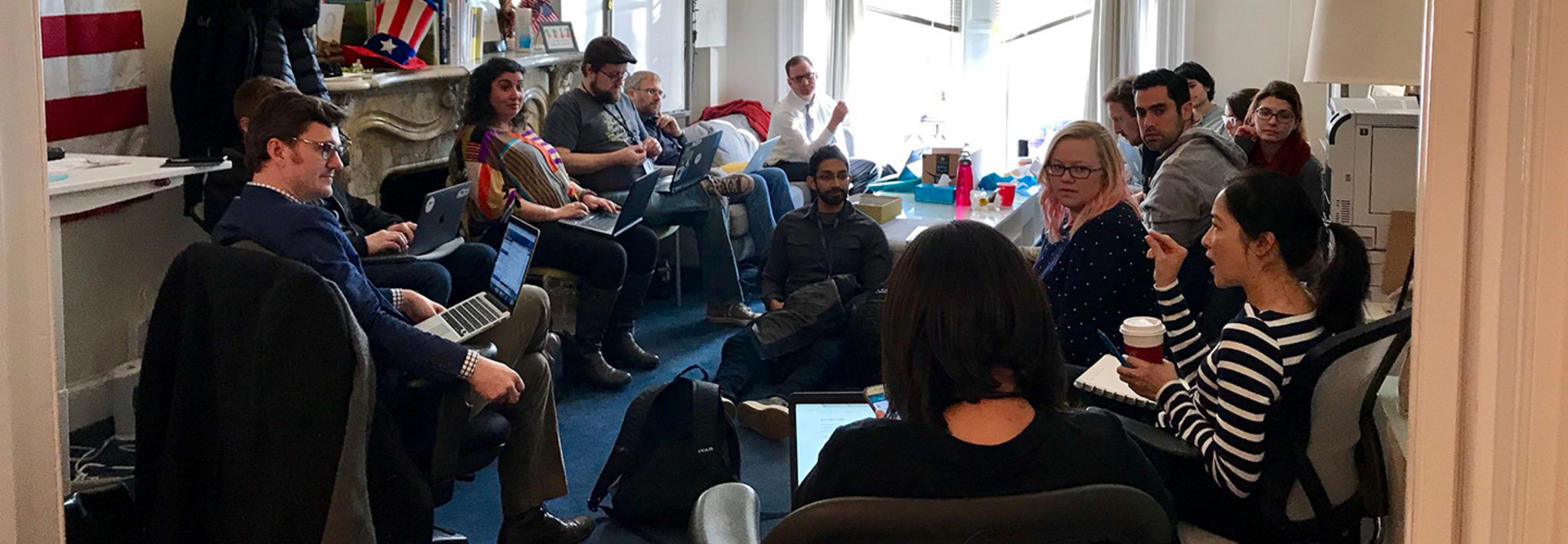 US Digital Service team meets in February 2018 