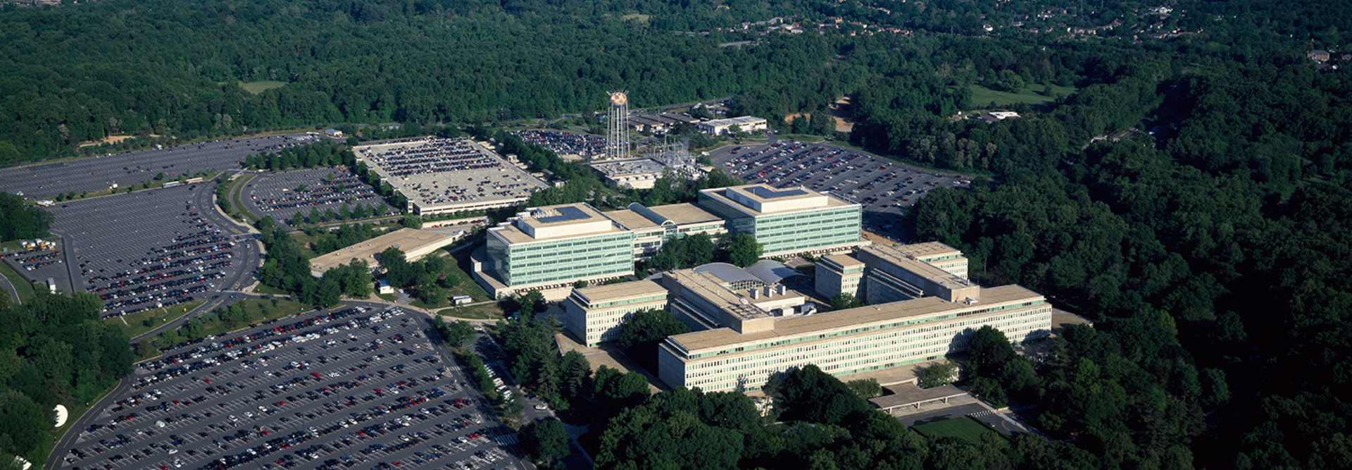 The CIA's headquarters building in Langley, Va. 