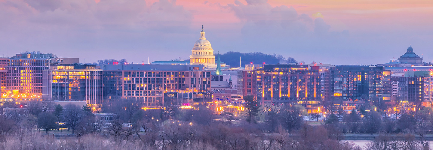 Washington DC skyline 