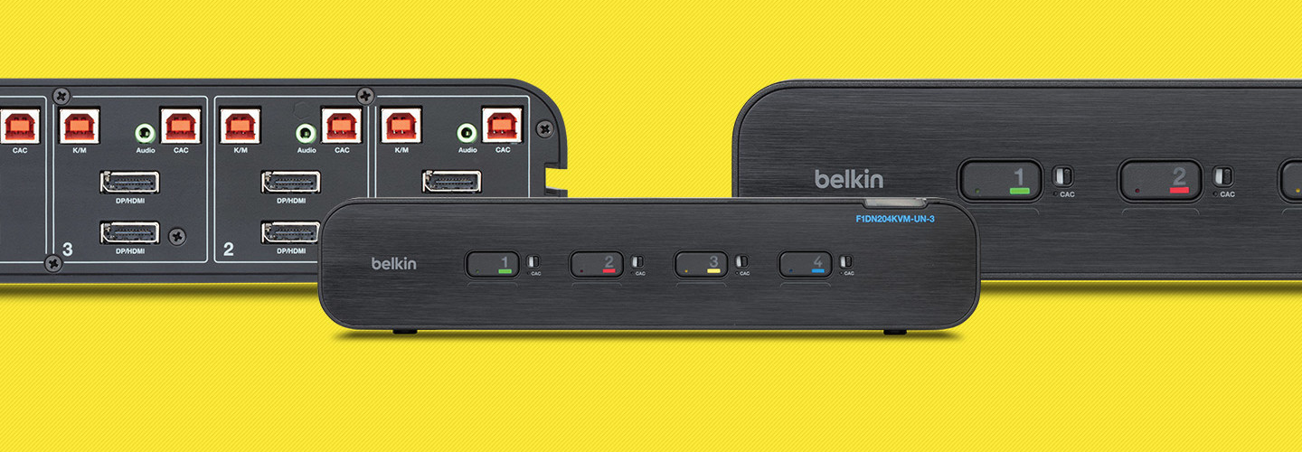 The Belkin Universal Secure KVM switch