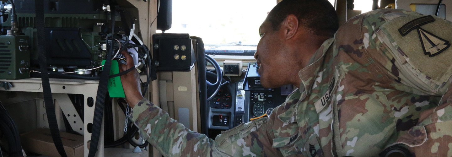 During a “radio rodeo”  event in June, the C5ISR Center placed industry radios into an operationally-relevant field environment to assess their ability to operate on the move in a contested, multi-domain environment. 