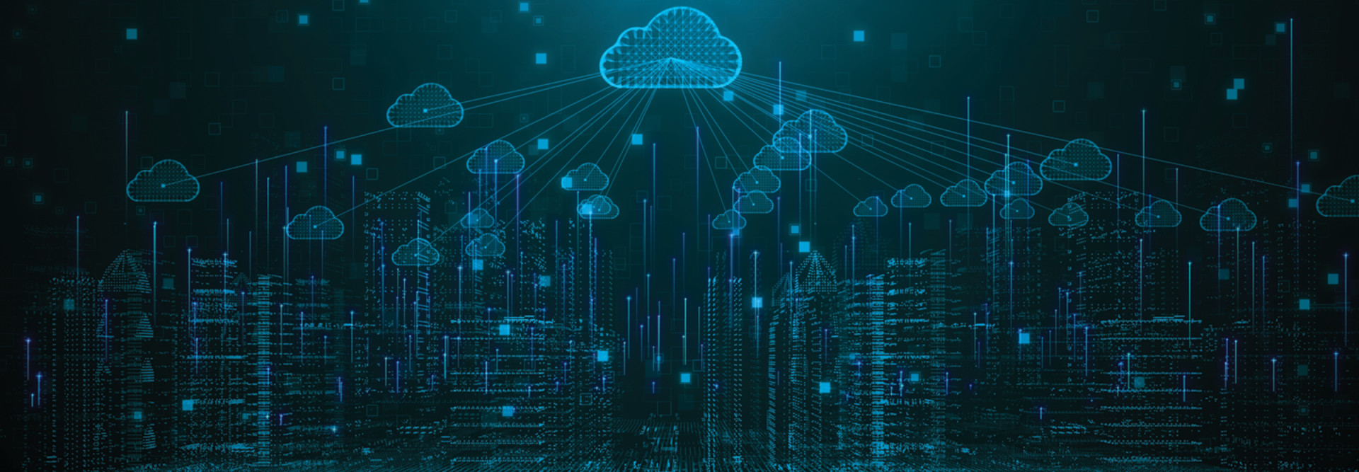 Cloud computing illustration 