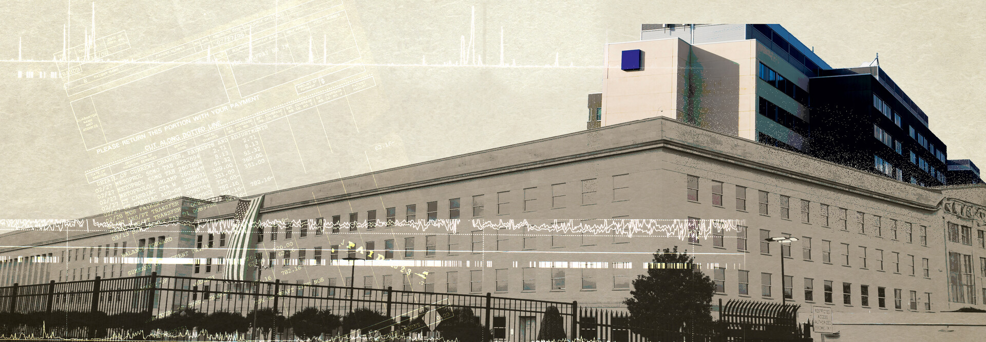 Illustration of government building