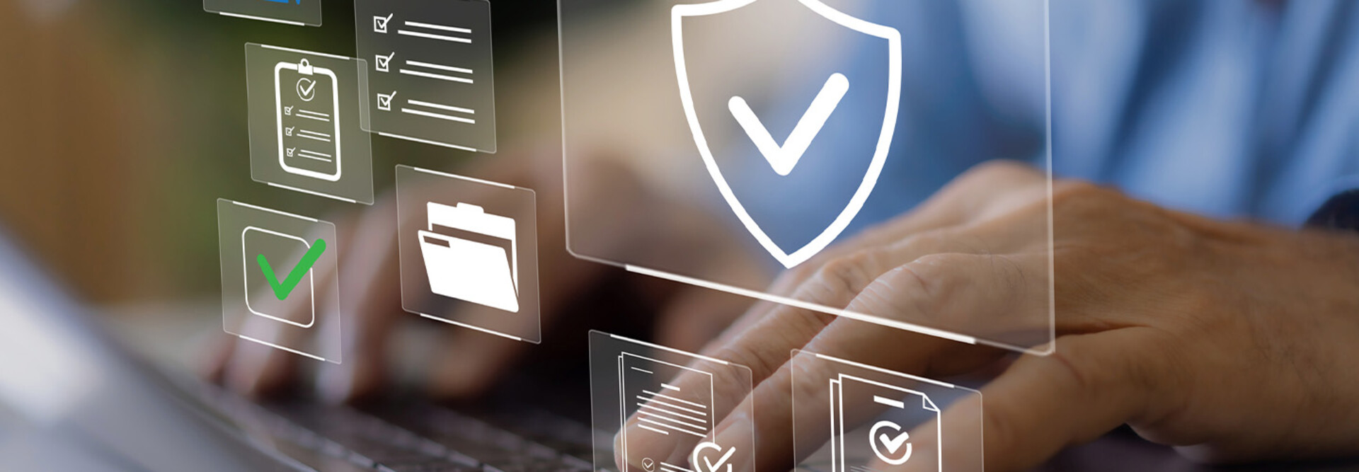 Person using computer