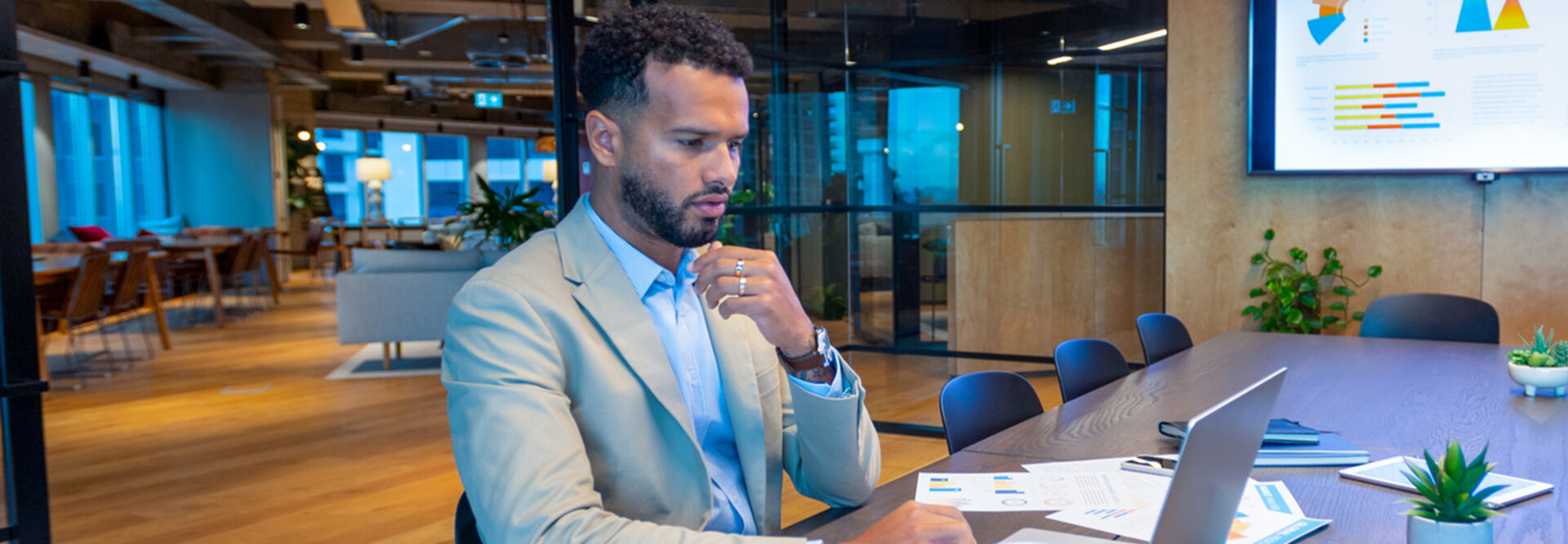 Person using computer