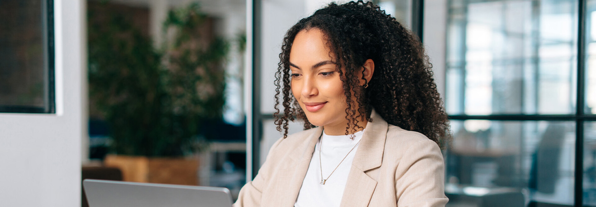 Person working on computer