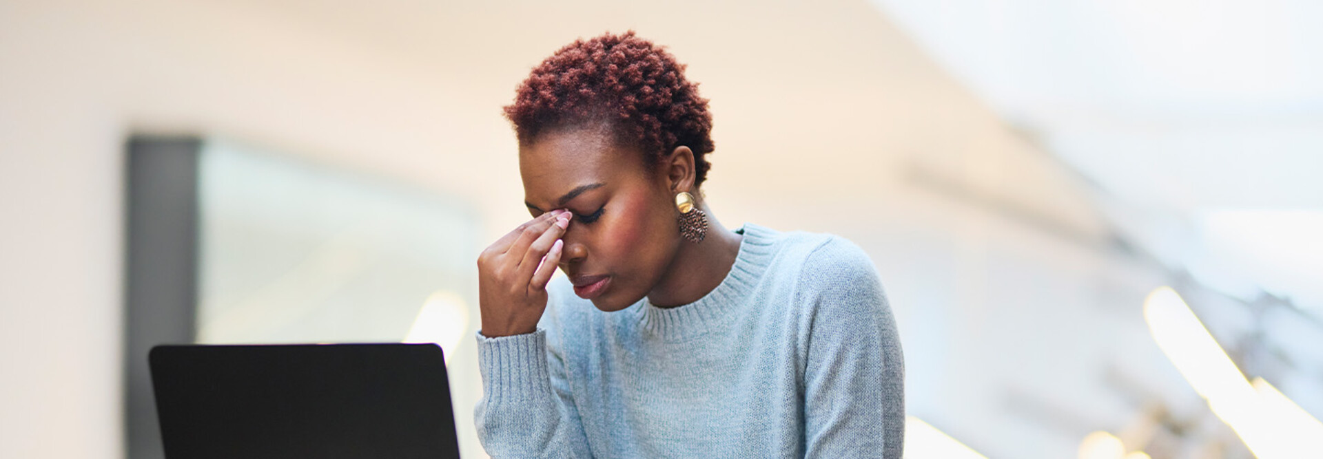 Person using computer