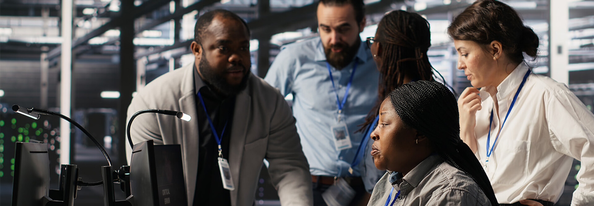 People collaborating at work