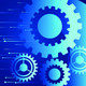 AI web techno big data concept