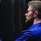 Person working in data center