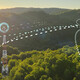 Three telecommunication towers