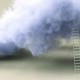 Illustration of person climbing ladder to a cloud