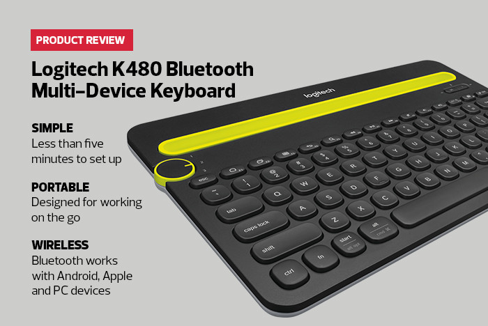Logitech K480 Bluetooth ­Multi-Device Keyboard 